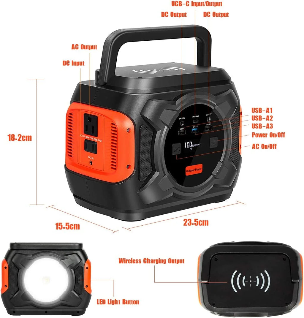 300W 80000mAh 292Wh Portable Power Station I4905