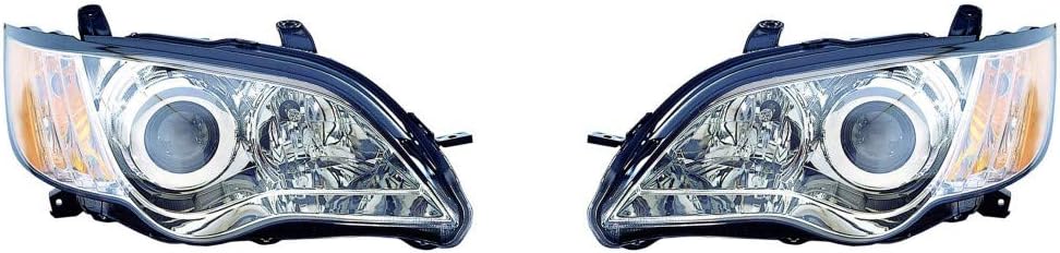 Subaru Legacy Headlight Assembly 2008 2009 Passenger Side B5625