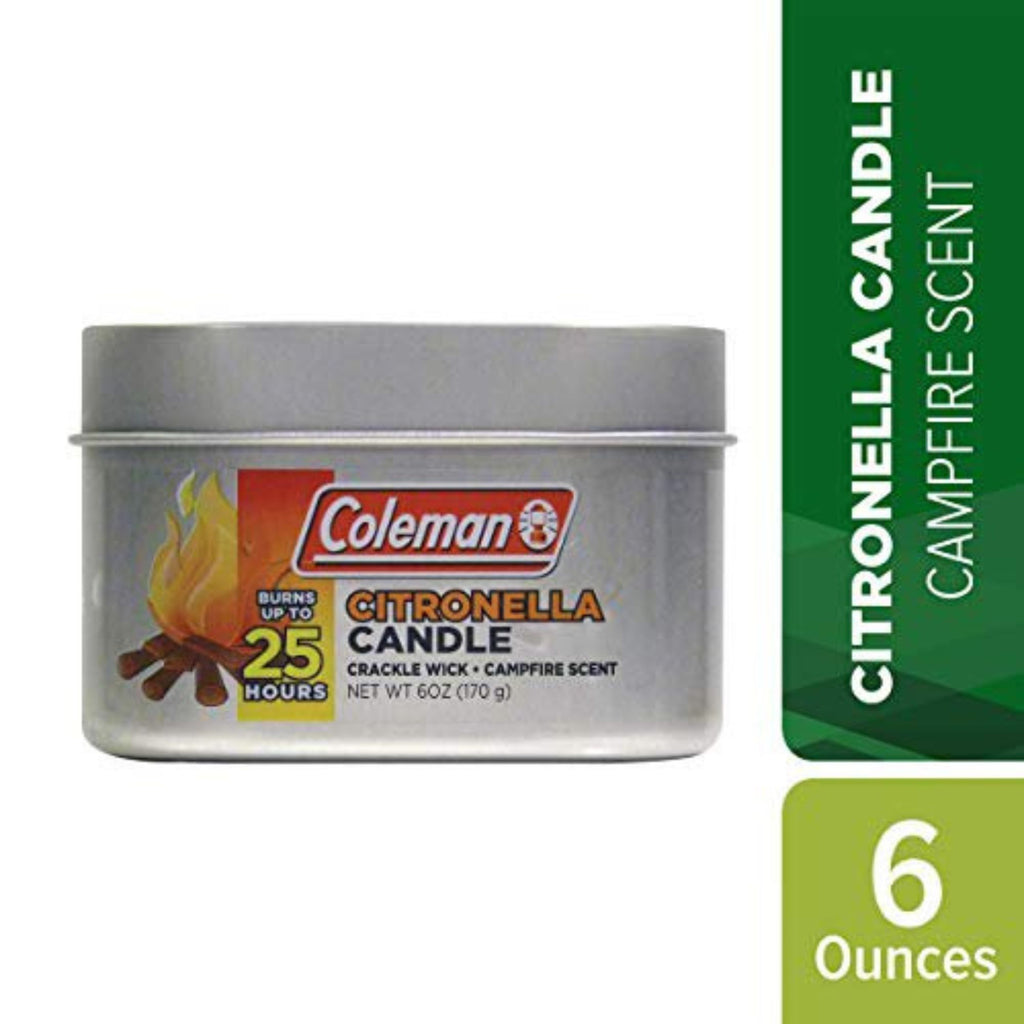 6 oz Citronella Candle with Wooden Crackle Wick Q17350