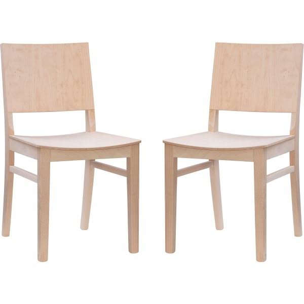 Unfinished Side Chairs, Set of 2 N109