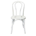 Bentwood Stackable Chair White Wash 35 in. J459