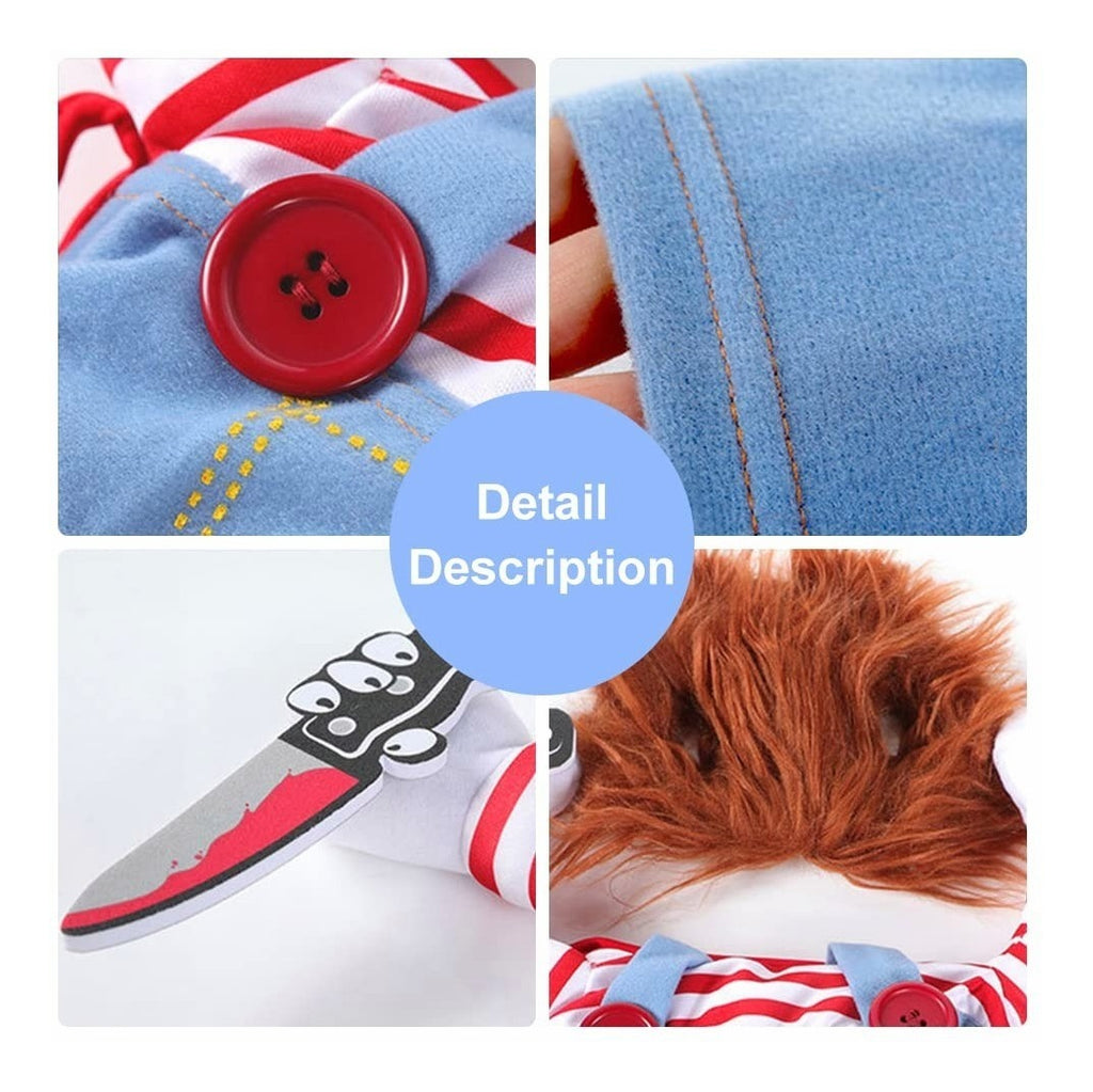Dog Scary Transformation Costume with Wig C95149