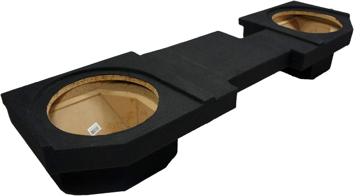 Dual 12" Loaded Sub Box Enclosure with Amplifier and 4 Gauge Amp Install Kit Y823