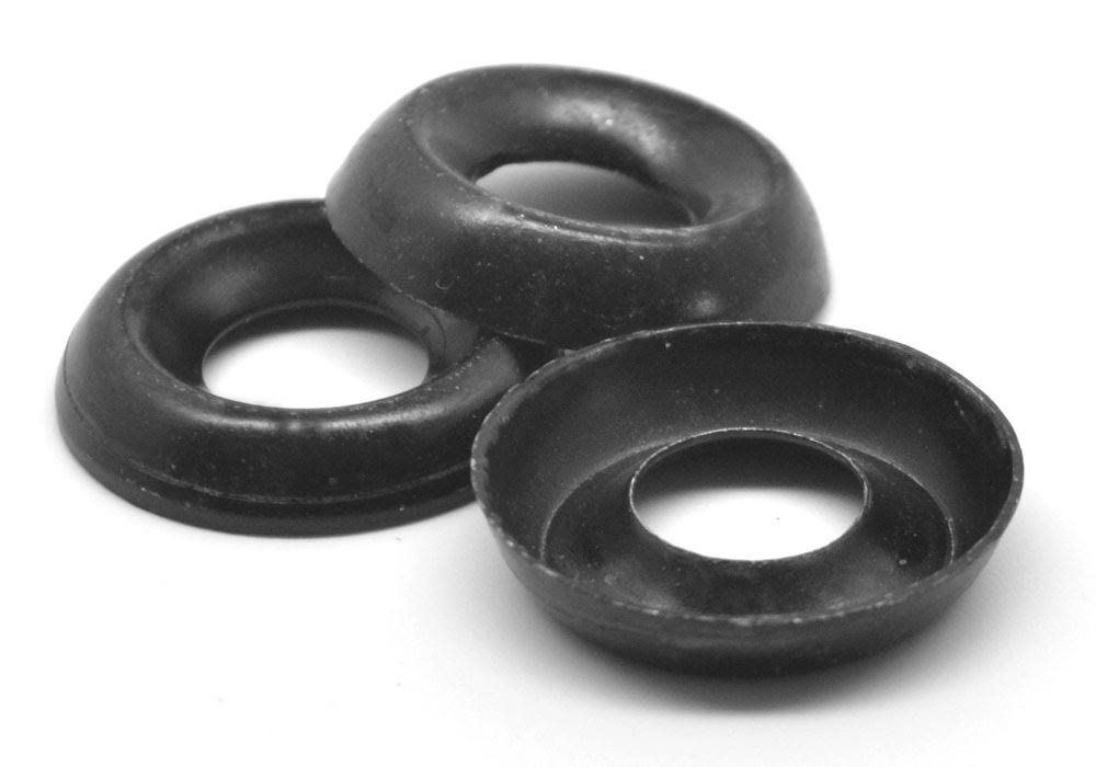 Black Zinc Plated Countersunk Finishing Washer X85887