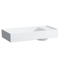 White Rectangular Wall Mount Bathroom Sink with One Tap Hole R13706