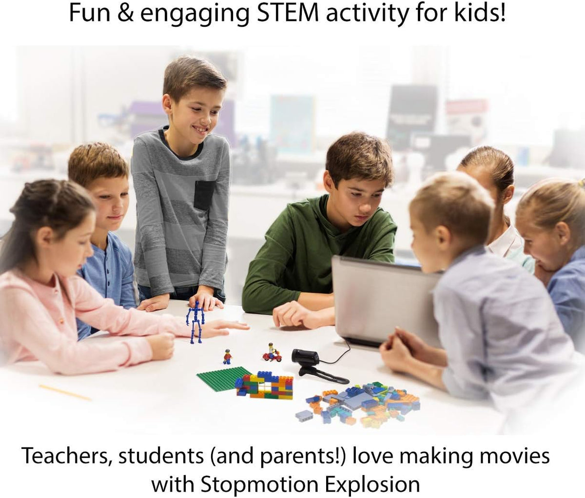 Stop Motion Animation Kit with Full HD 1080P Camera, Animation Software & Book H78304