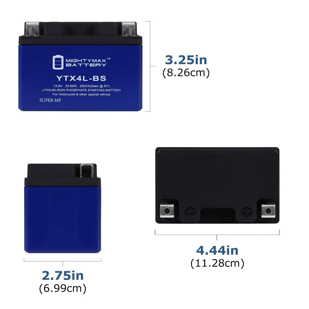6 Pack Lithium Replacement Battery for Honda Scooters J11074