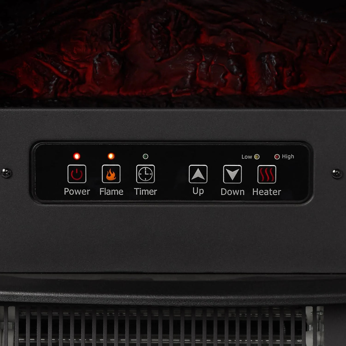 Black Infrared Quartz Space Heater O7359