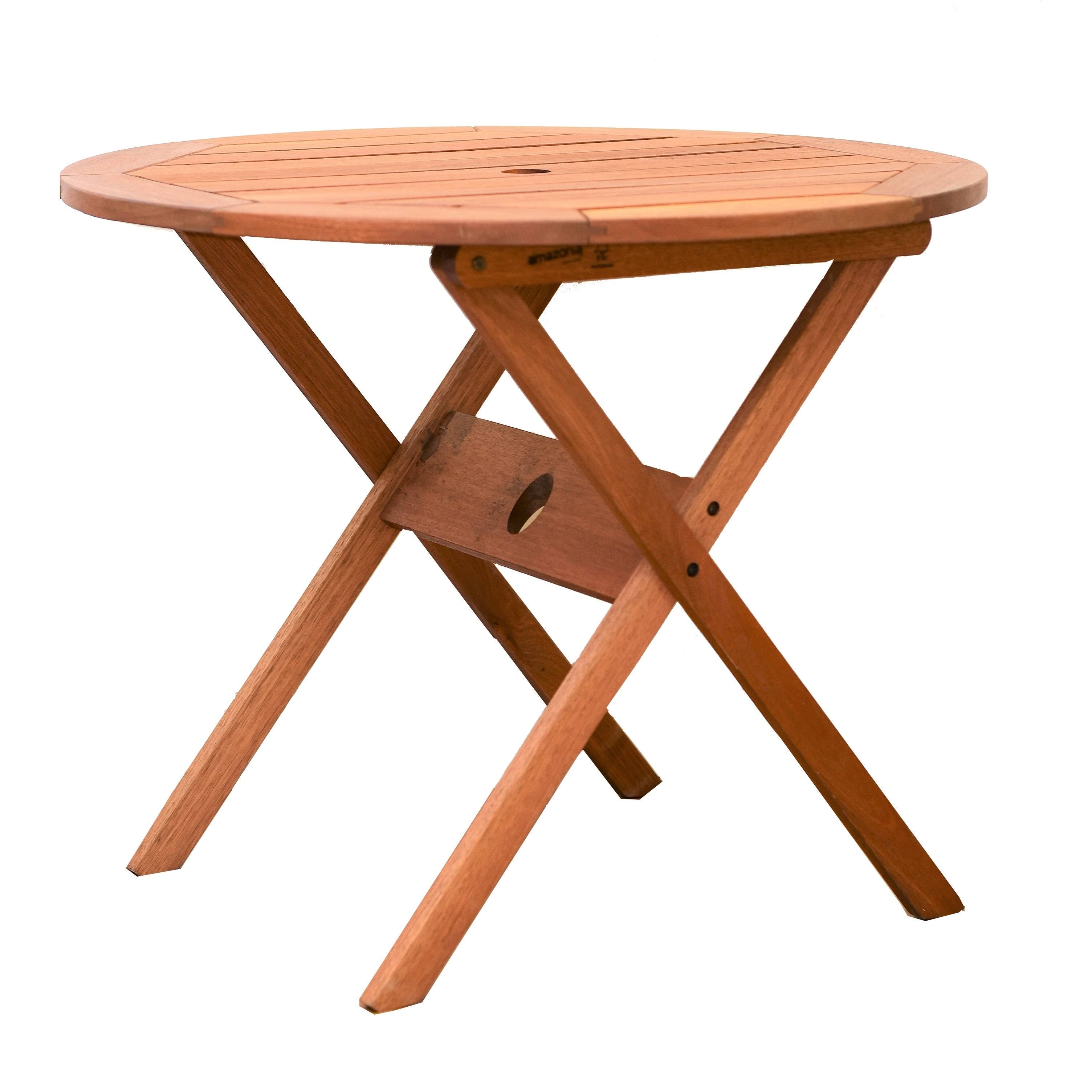 3-Piece Eucalyptus Wood Patio Dining Set R4567