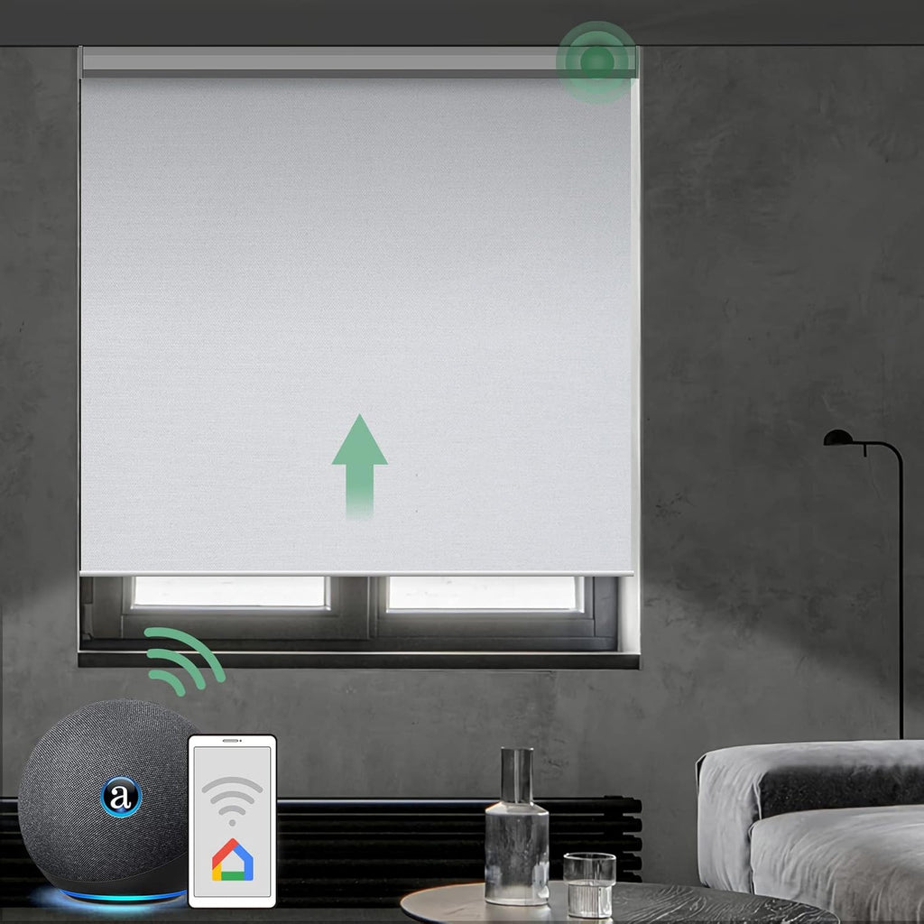 Motorized Blackout Roller Blind with Valance D57208