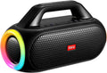 Portable Bluetooth Speaker with 2 Subwoofers, 2 Tweeters, LED Light, IPX7 Waterproof, 24H Playtime, 60W T678495