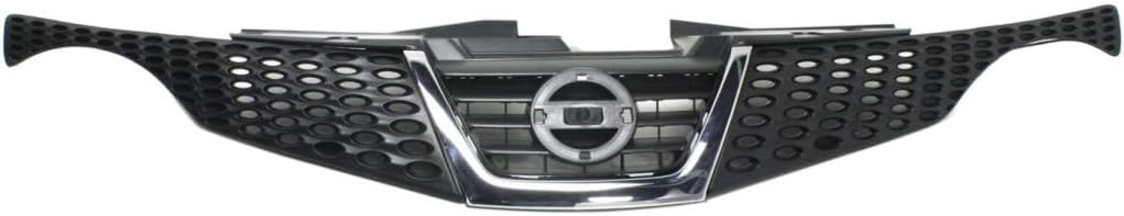 Painted Black Grille Assembly with Chrome Molding Plastic Z8823