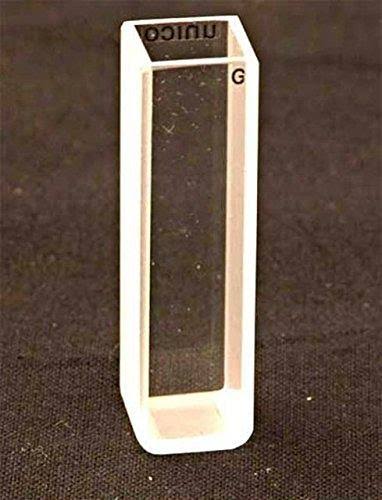 Set of Two Optical Glass Square Cuvettes X23584