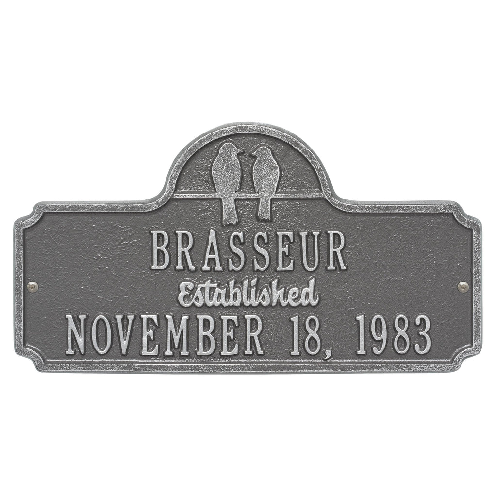 Silver Personalized Plaque F250968