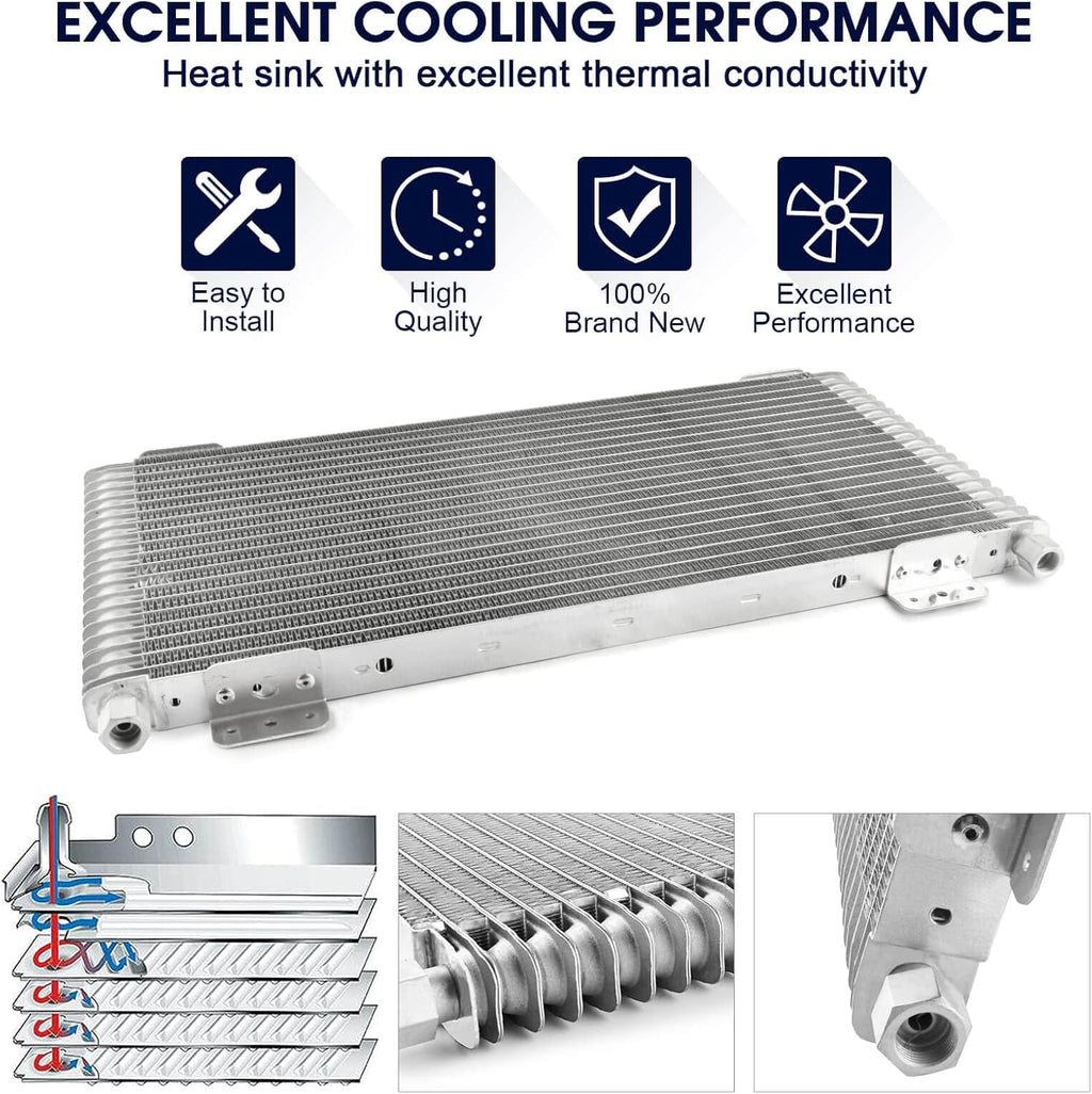 Transmission Oil Cooler Kit with Mounting Hardware Y1138