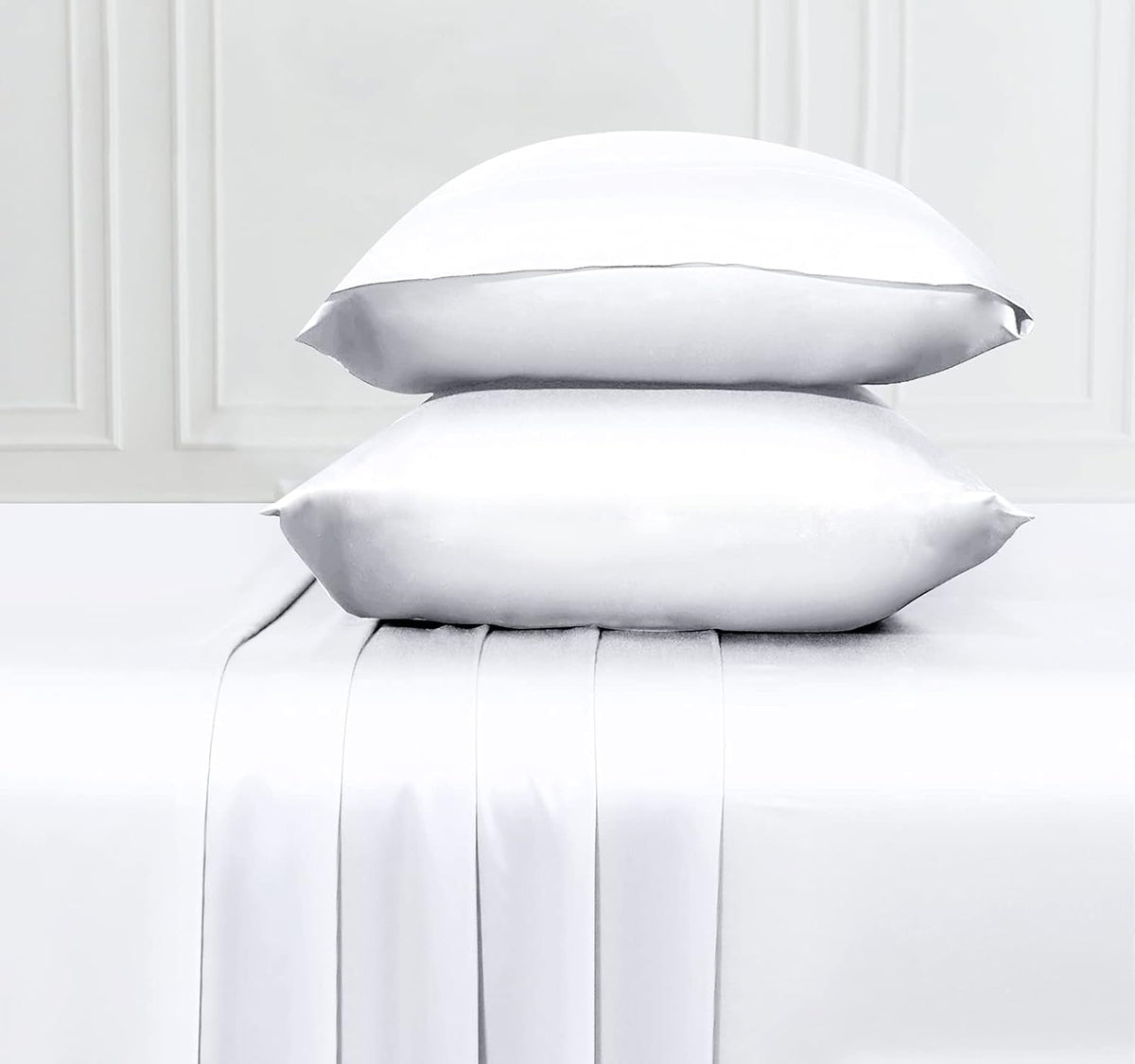 Silver Gray California King Size Bamboo Sheets Pack of 2 B520421