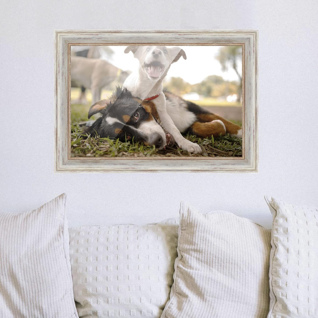 White Real Wood Picture Frame Q979567