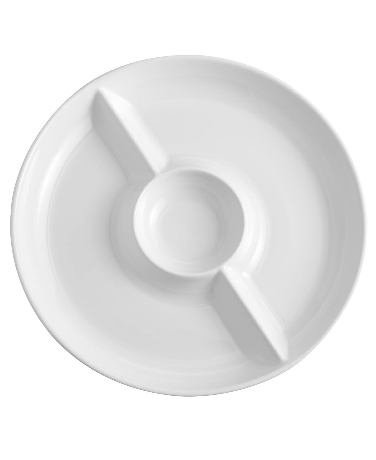 3 Section Chip & Dip Server - White M9295