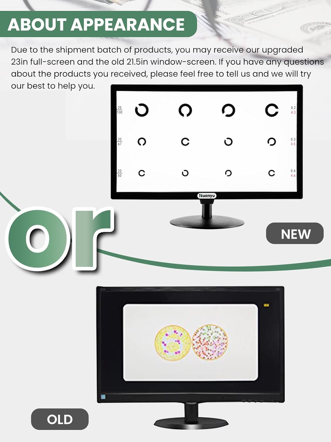 23inch LCD Electronic Eye Charts with Remote R76255