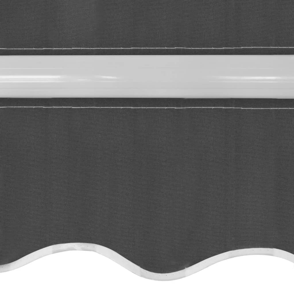Folding Awning Manual Operated 157.5" Anthracite O345879