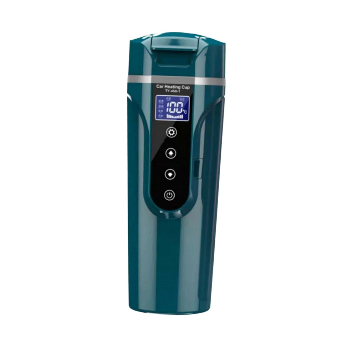 Green Car Heating Cup Water Boiler with LCD Display V1513