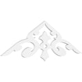 60x22W x 17 1/2x22H x 1x22P PVC Gable Pediment F598