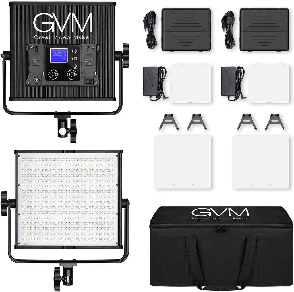 50W RGB LED Video Light with APP Control, Aluminum Alloy Shell, CRI 97 O773410