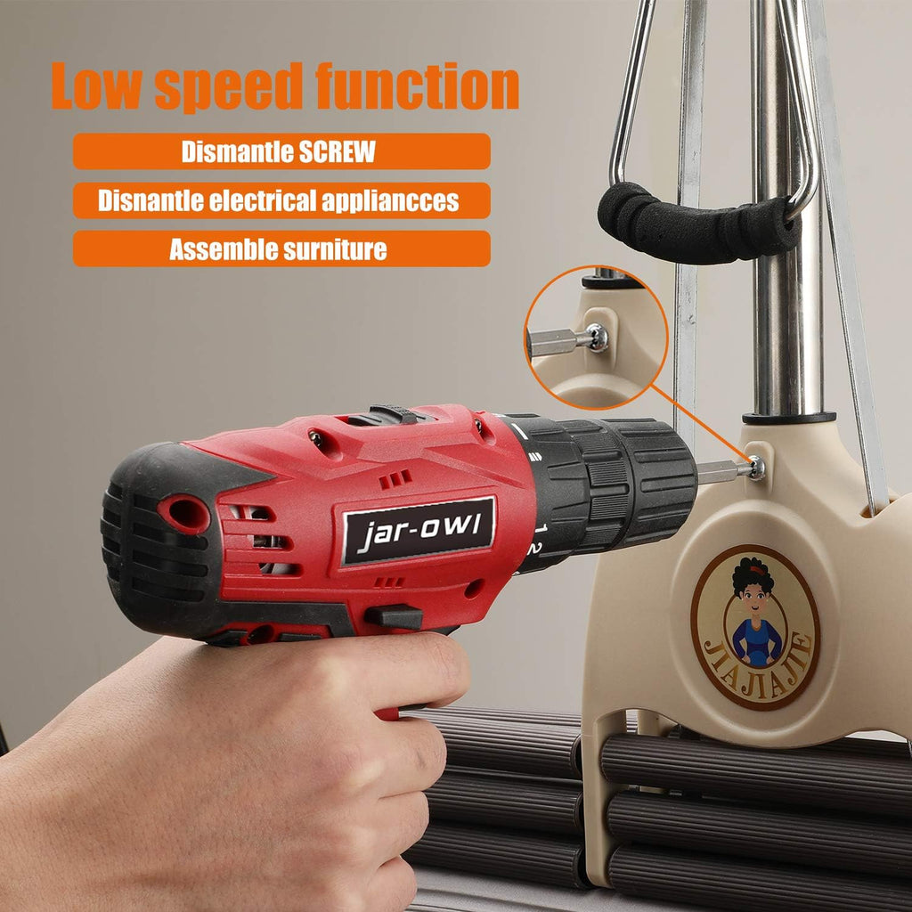 Cordless Drill Set with Case, 16.8V, 2 Batteries, Pack of 2 R53049
