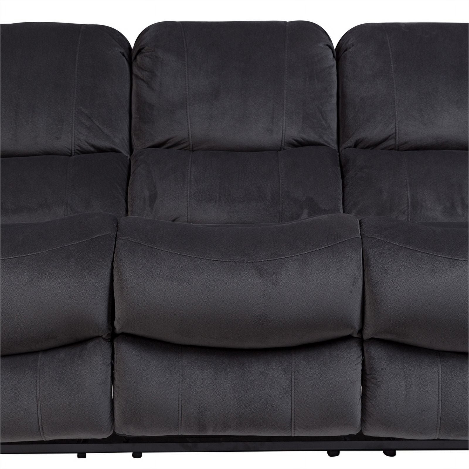 Steel Triple Power Reclining Sofa P4878
