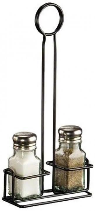 12 Black Salt and Pepper Rack O650