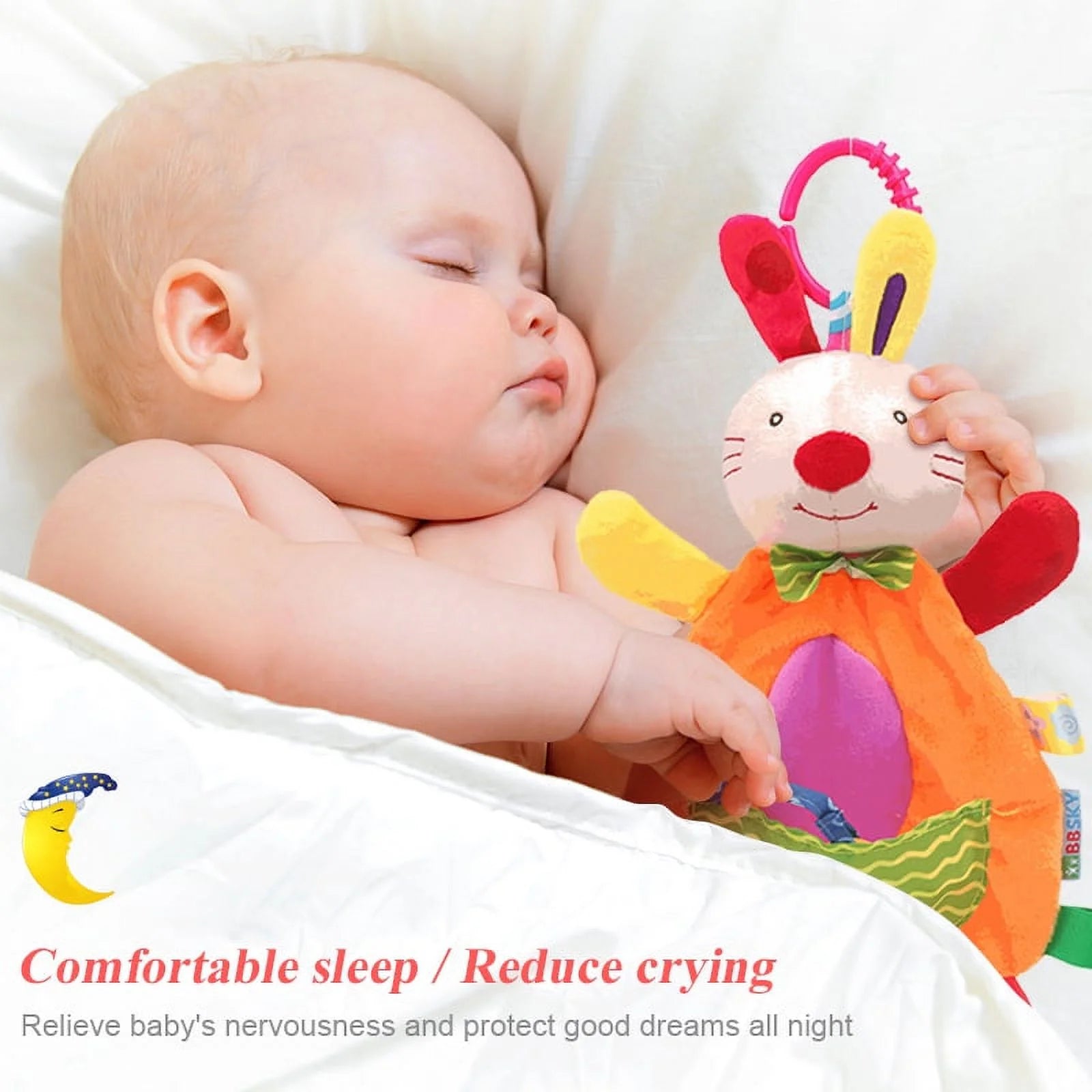 2 Pack Baby Hanging Toys with Teether G8812