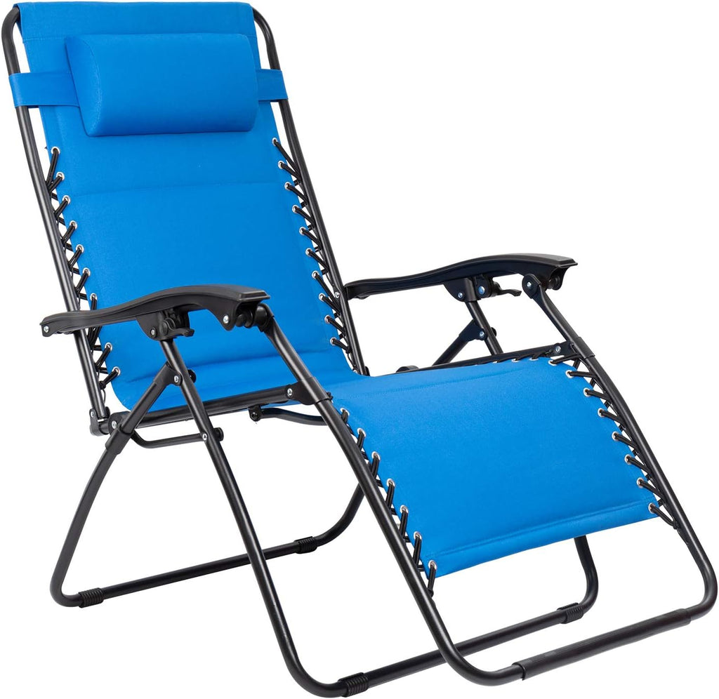 Oversized Padded Zero Gravity Recliner Chair (Black) Y630
