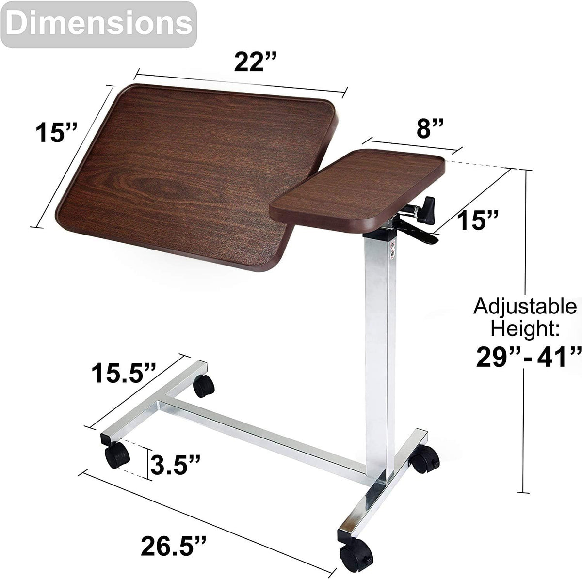 Tilt Top Overbed Table G8831