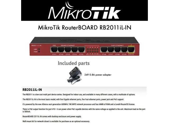 10 Port Gigabit Switch Router I46470