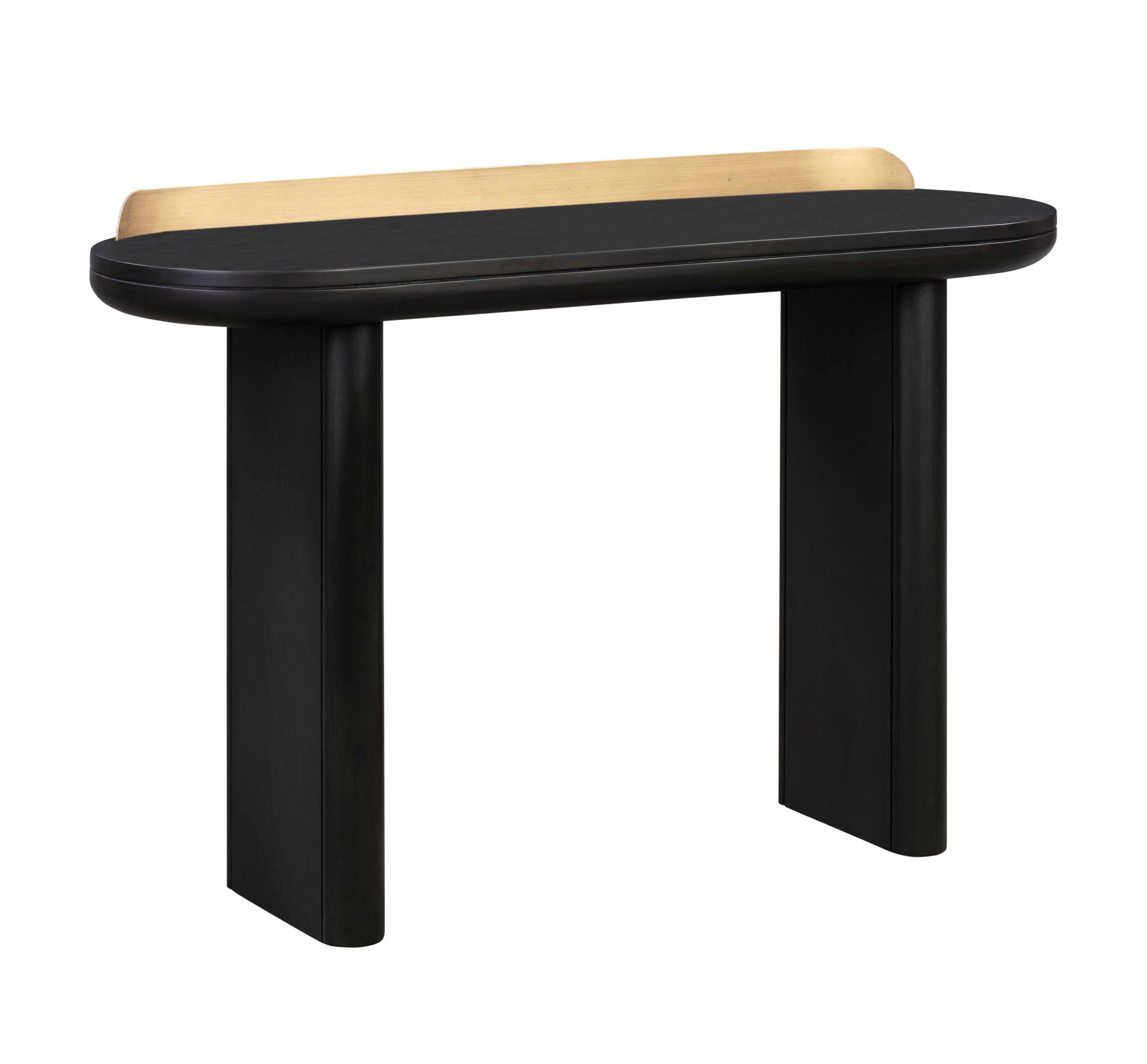 Black Desk Console Table O54328