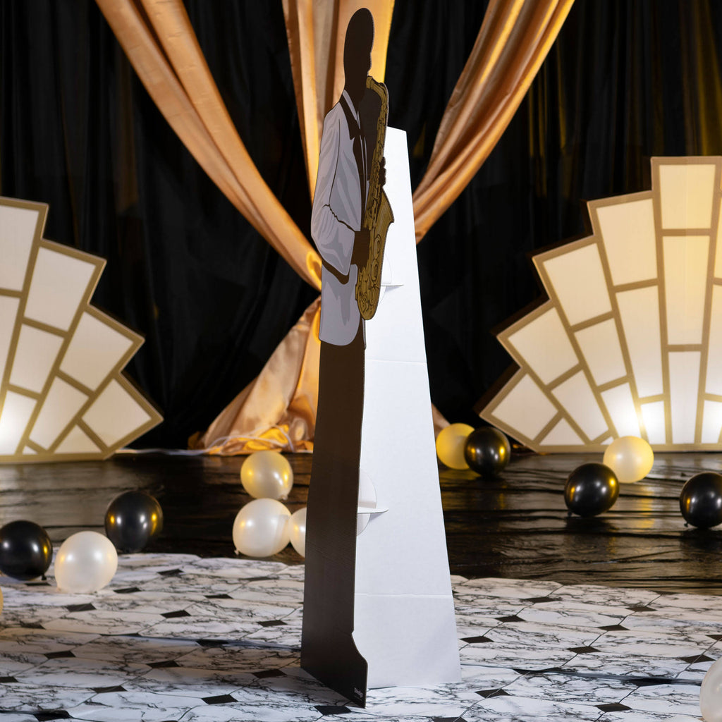 6 ft. 1 in. Saxophone Player Standee H9805