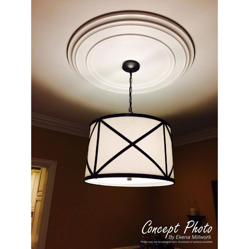Copper Penny Hand-Painted Ribbon Ceiling Medallion C922393
