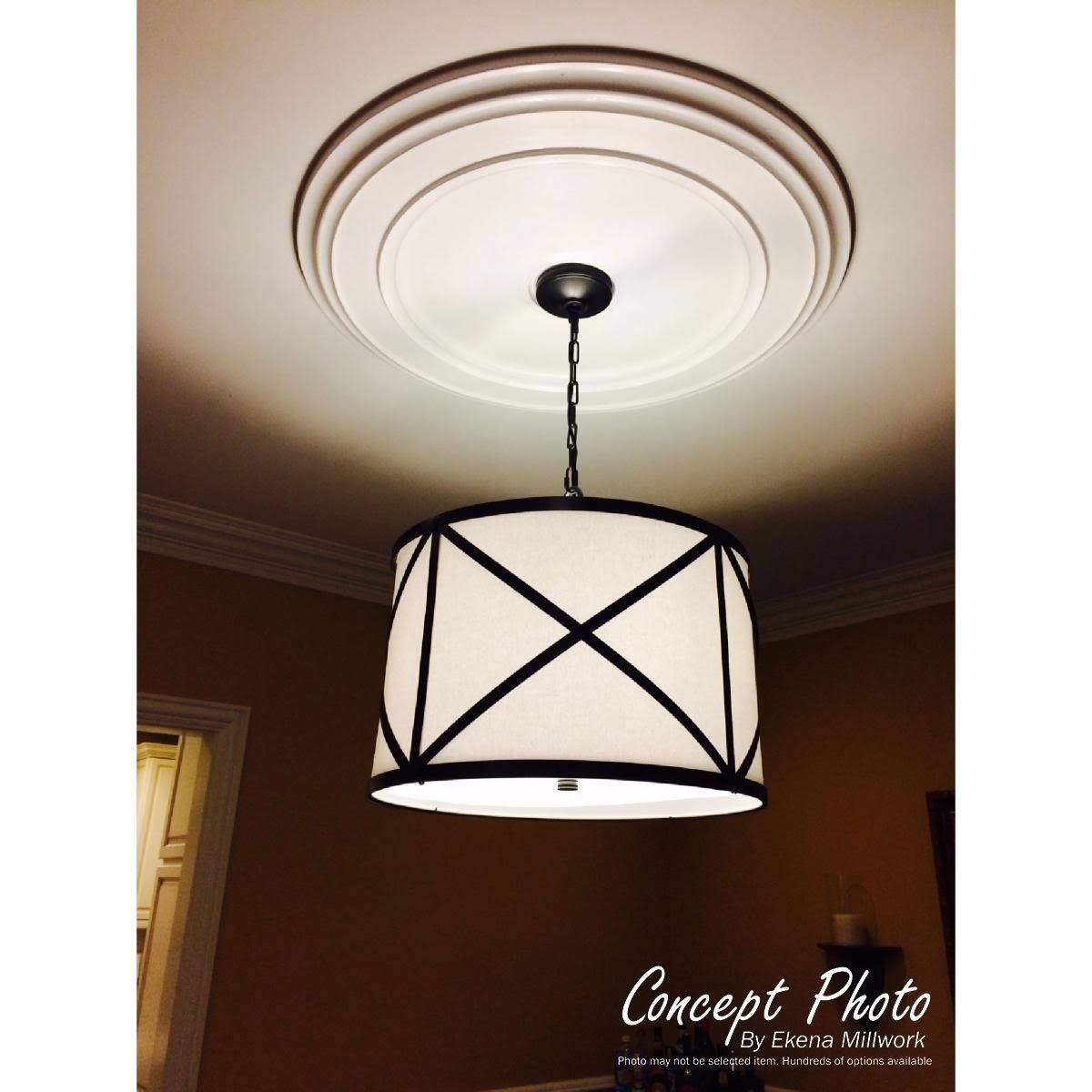 Copper Penny Hand-Painted Ribbon Ceiling Medallion C922393
