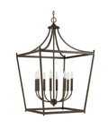 8 Light Burnished Bronze Foyer O8756