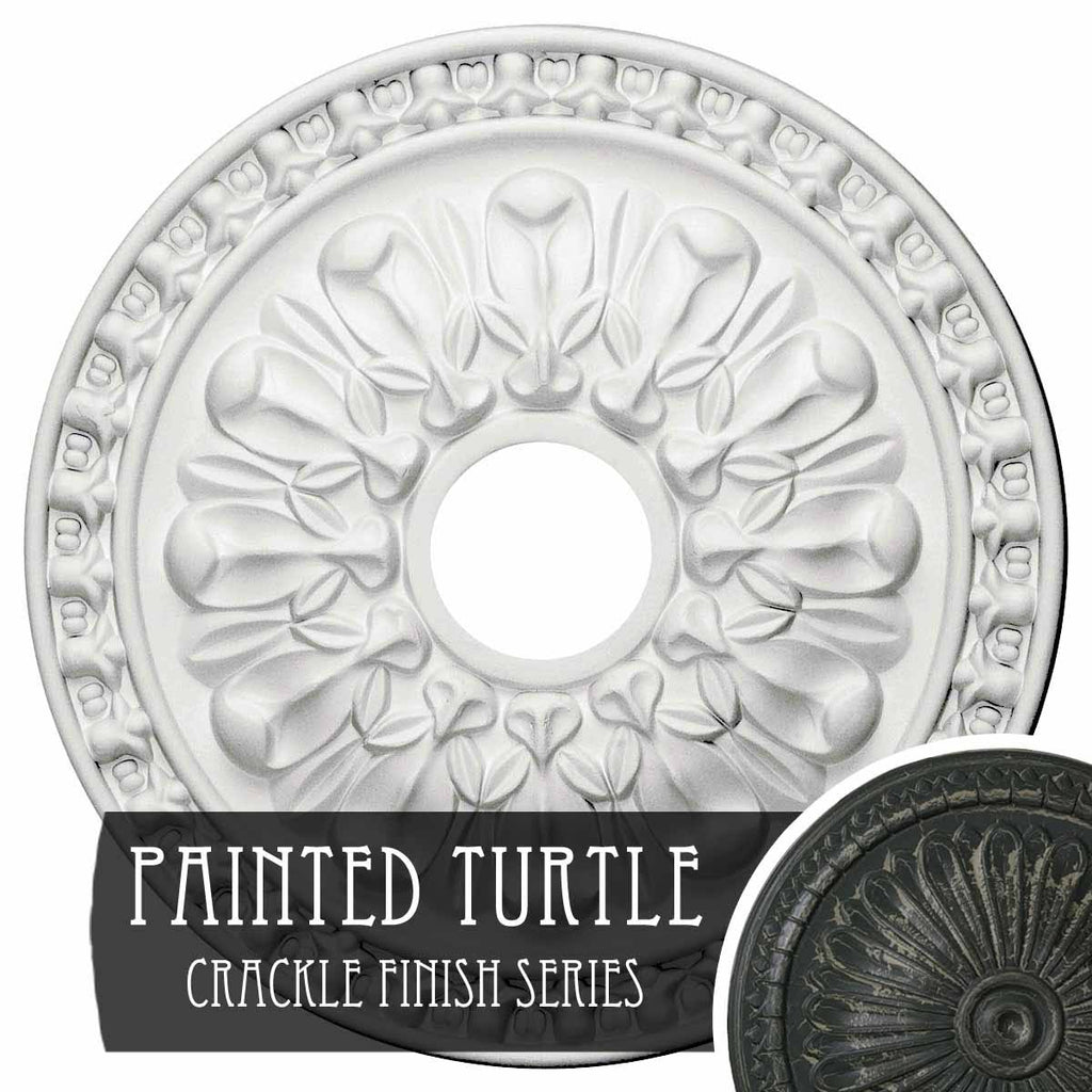 18x22OD x 3 1/2x22ID x 1 3/8x22P Ceiling Medallion Q870