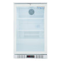 White Swing Glass Door Merchandiser Refrigerator, 7 Cubic ft, 115 Volts P5709