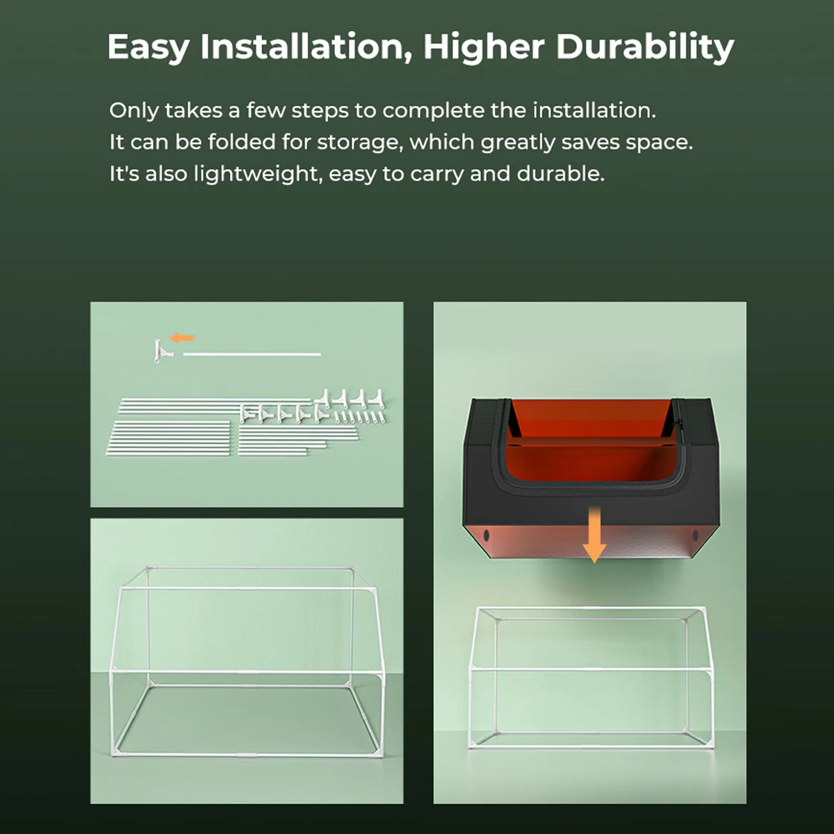 Engraver Enclosure with Vent Eye Protection Fireproof Dustproof Noise Reduction Cutting Enclosure S951