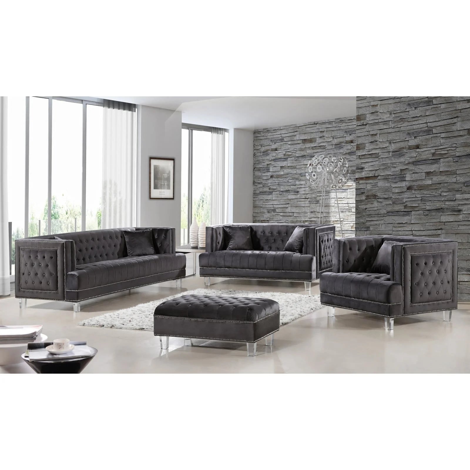 Velvet Sofa G53970