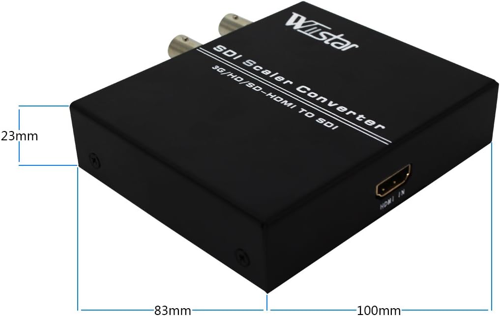 HDMI to SDI Audio Video Converter with Two SDI Outputs, 1080P, Black, Pack of 2 G790