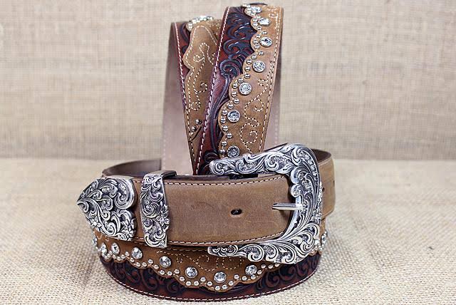 Brown Crystal Belt L820219