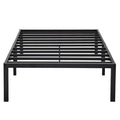 Black Steel Slate Bed Frame O688001