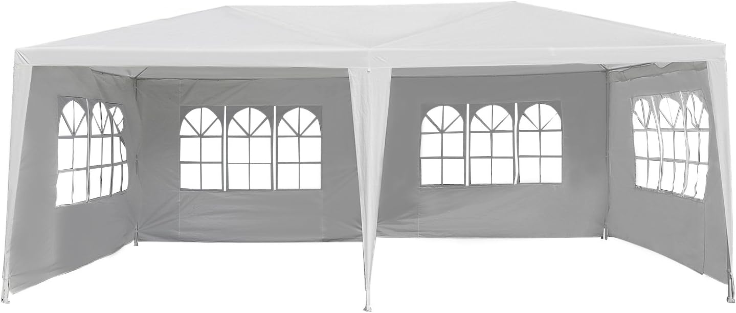 Blue 10' x 20' Party Tent Canopy Gazebo with 4 Removable Side Walls X17735