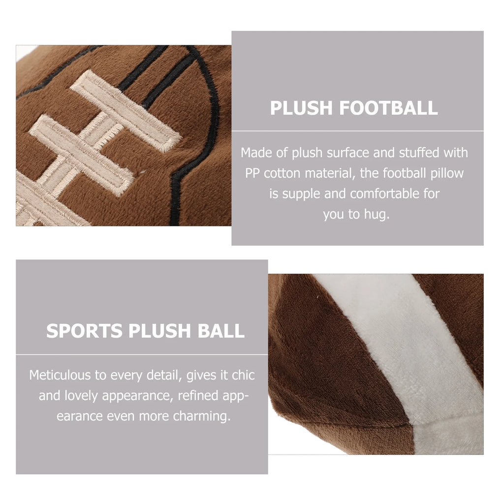 Plush Football Stuffed Pillow N205