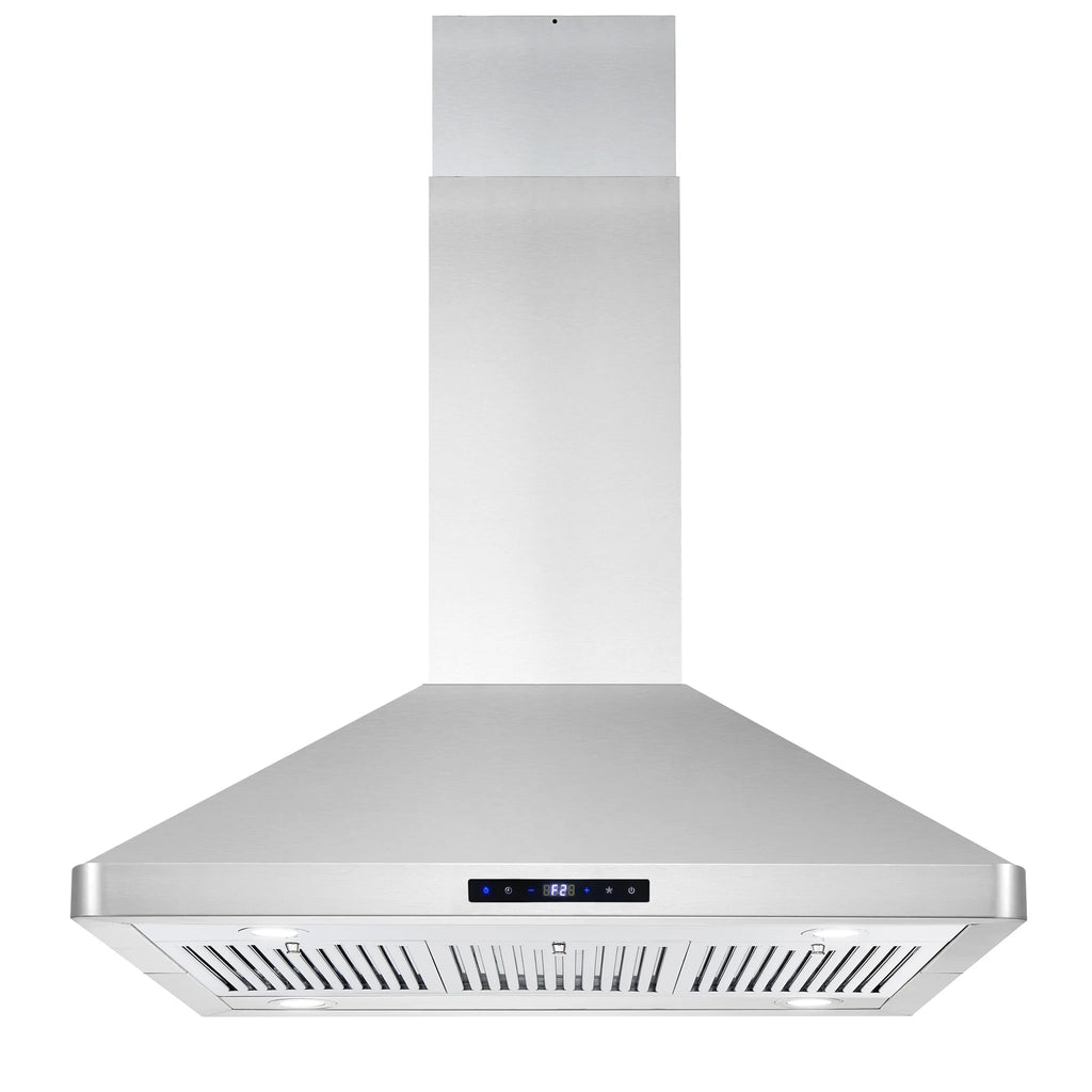 5 Piece Kitchen Appliance Package with Dual Fuel Range, Island Range Hood, Built-in Dishwasher, French Door Refrigerator & 48 Bottle Wine Refrigerator C3599