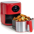 Red 3.7qt Digital Air Fryer with Dishwasher Safe Basket C69800